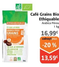 ethiquable - café grains bio