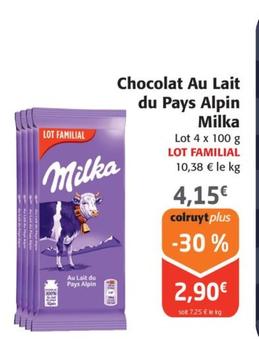 Chocolat Au Lait Du Pays Alpin