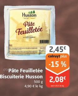 Hussonn - Pâte Feuilletée Biscuiterie