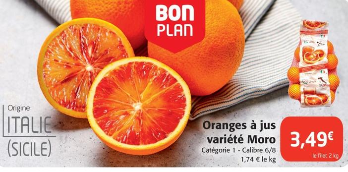 Oranges À Jus Variété Moro