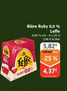 Biere Ruby 0,0%