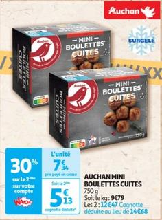 Auchan - Mini Boulettes Cuites