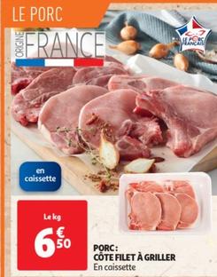 Porc: Côte Filet À Griller