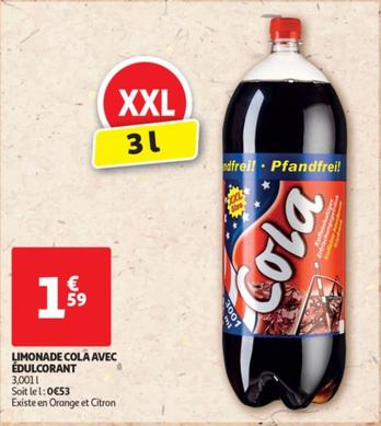 Édulcorant - Limonade Cola Avec