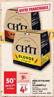 Ch'ti - Biere Blonde 6.8 Ou Ambree 6.2