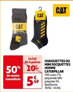 Cat - Chaussettes Ou Mini Socquettes Caterpillar