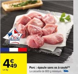 sauté de porc