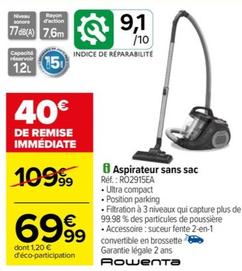 aspirateur sans sac