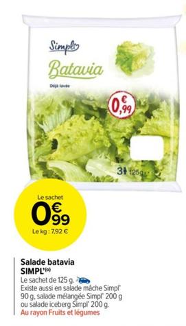 Simpl - Salade Batavia