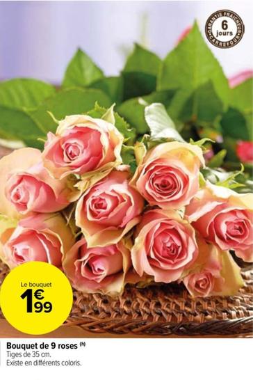 Bouquet De 9 Roses