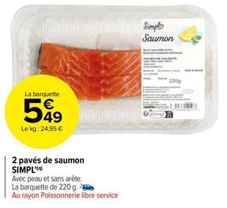 Simpl - 2 Pavés De Saumon