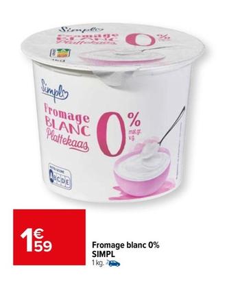 simpl - fromage blanc 0%