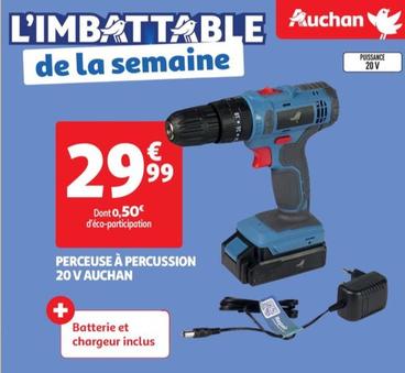 Auchan - Perceuse À Percussion 20 V