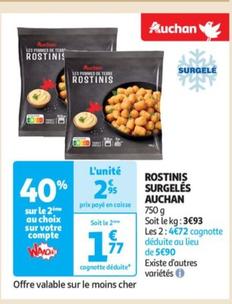 Auchan - Rostinis Surgelés