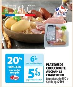 Auchan - Plateau De Choucroute Le Charcutier