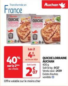 Auchan - Quiche Lorraine