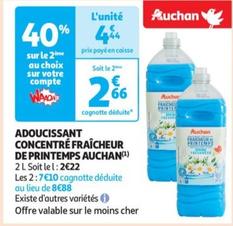 Auchan - Adoucissant Concentre Fraîcheur De Printemps