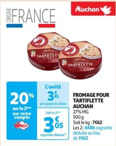 Auchan - Fromage Pour Tartiflette