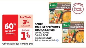 Soupe Mouliné De Légumes Français