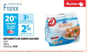 Auchan - Batonnets De Surimi