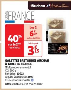Auchan - Galettes Bretonnes