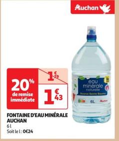 Auchan - Fontaine D'eau Minérale
