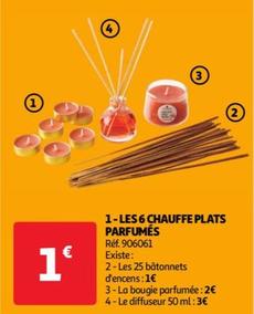 Les 6 Chauffe Plats Parfumés