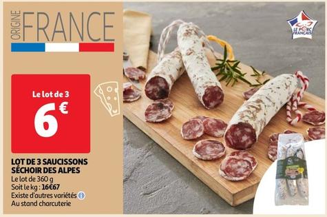 Lot De 3 Saucissons Sechoir Des Alpes