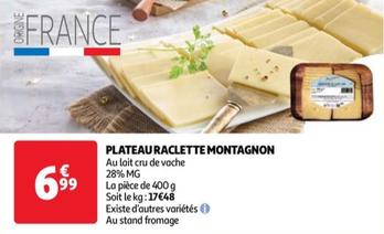 montagnon - plateau raclette