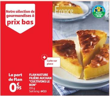 Auchan - Flan Nature