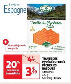 Pecheries Basques - Truite Des Pyrenees Fumee