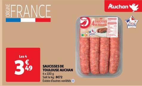 Auchan - Saucisses De Toulouse