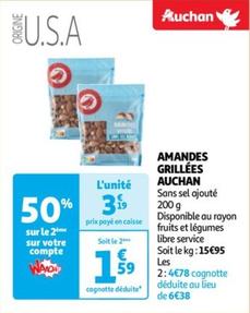 Auchan - Amandes Grillees