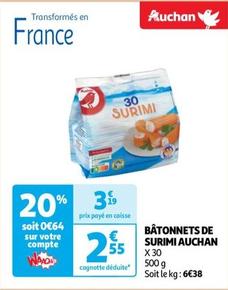 Auchan - Bâtonnets De Surimi