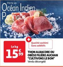 auchan - thon albacore ou obèse