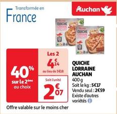 Auchan - Quiche Lorraine