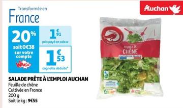 Auchan - Salade Prete A L'emploi