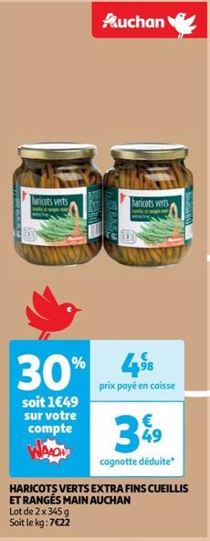 Haricots Verts Extra Fins Cueillis Et Rangés Main - Promo et Caractéristiques