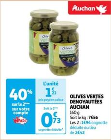 Auchan - Olives Vertes Denoyautées