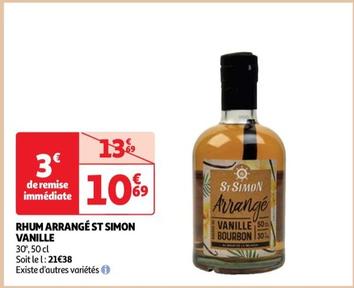 St Simon - Rhum Arrangé Vanille