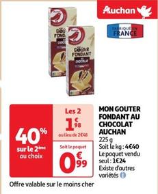 Auchan - Mon Gouter Fondant Au Chocolat