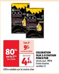 coloration olia 3.0 chatain fonce pur