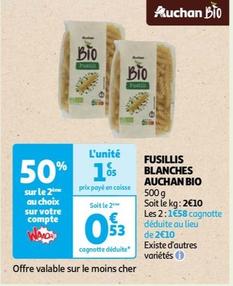 Auchan - Fusillis Blanches