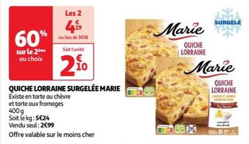 Quiche Lorraine Surgelee