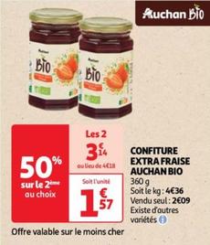 Auchan - Confiture Extra Fraise