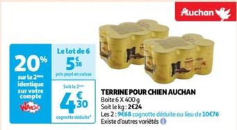 Auchan - Terrine Pour Chien
