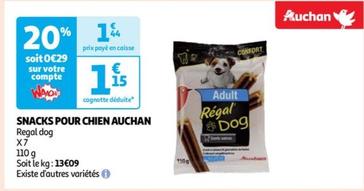 auchan - snacks pour chien