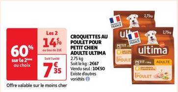 Croquettes Au Poulet Pour Petit Chien Adulte