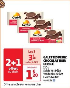 Galettes De Riz Chocolat Noir