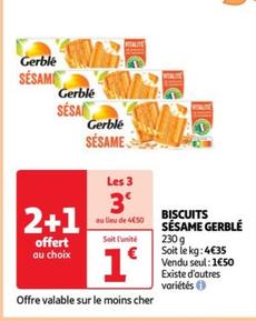 Biscuits Sésame